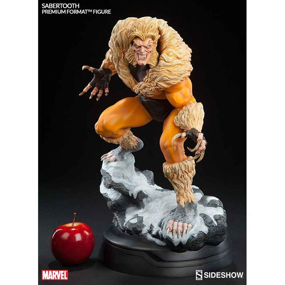 Marvel Collectibles X-Men Sabretooth Classic 18 Inch Premium Format Statue Sideshow 300452