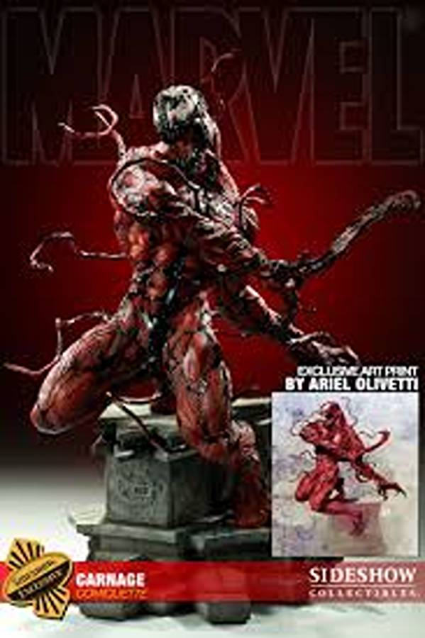 Marvel Comics Carnage Comiquette 18 Inch Exclusive Polystone Statue 2000321