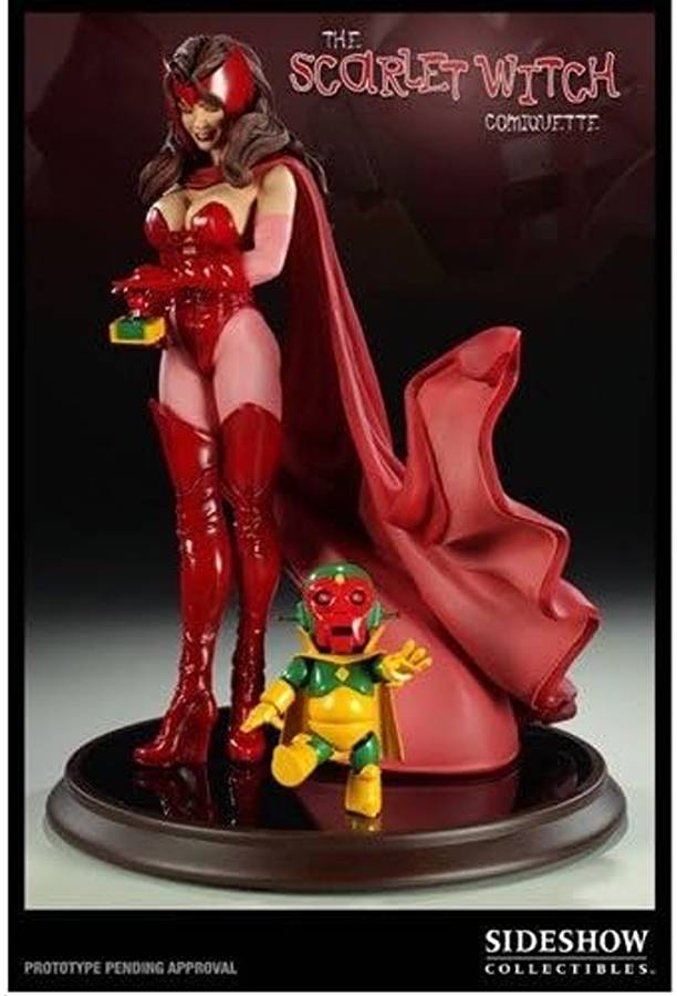 Marvel Comics Scarlet Witch 17.5 Inch Comiquette Polystone Statue 200023