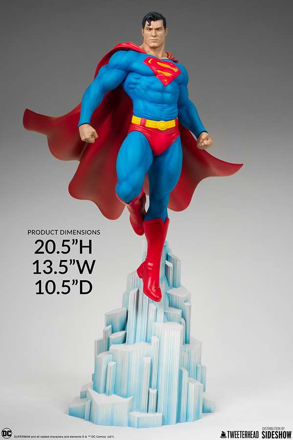 DC Comics Super Powers Collection Superman 20.5 Inch Resin Maquette 903305
