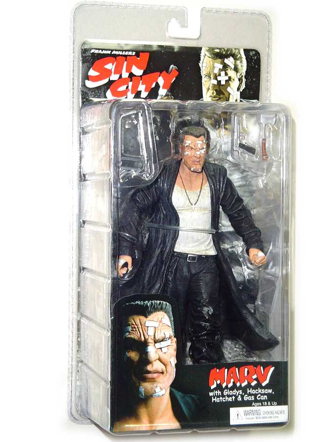 Sin City Series 1 Marv (Color) 7 Inch Action Figure