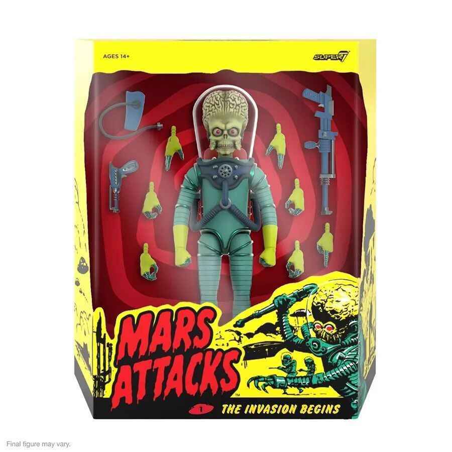 Mars Attacks Ultimates Wave 1 Martian (Invasion Begins) 7 Inch Scale Action Figure