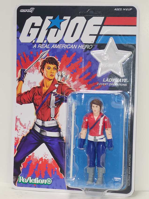 G.I. Joe Reaction Wave 8 Lady Jaye (Americas 250th Anniversary) 3.75 Inch Action Figure