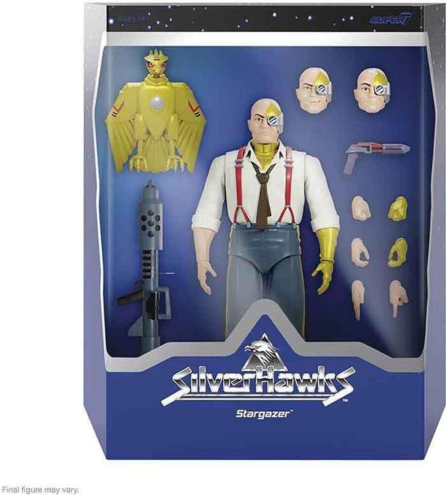 Silverhawks Ultimates Wave 3 Commander Stargaser 7 Inch Action Figure