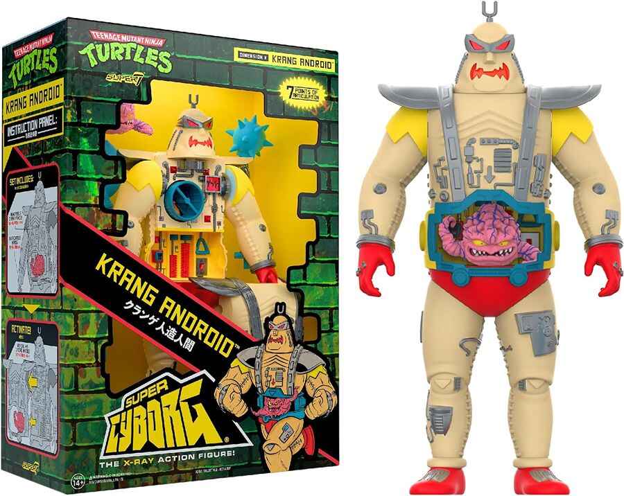 Teenage Mutant Ninja Turtles Super Cyborg Krang Android 11 Inch Action Figure