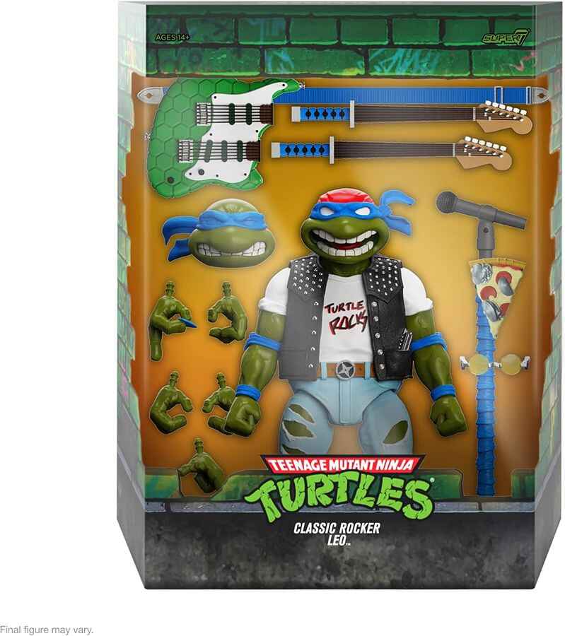 Teenage Mutant Ninja Turtles Ultimates Classic Rocker Leo 6 Inch Action Figure