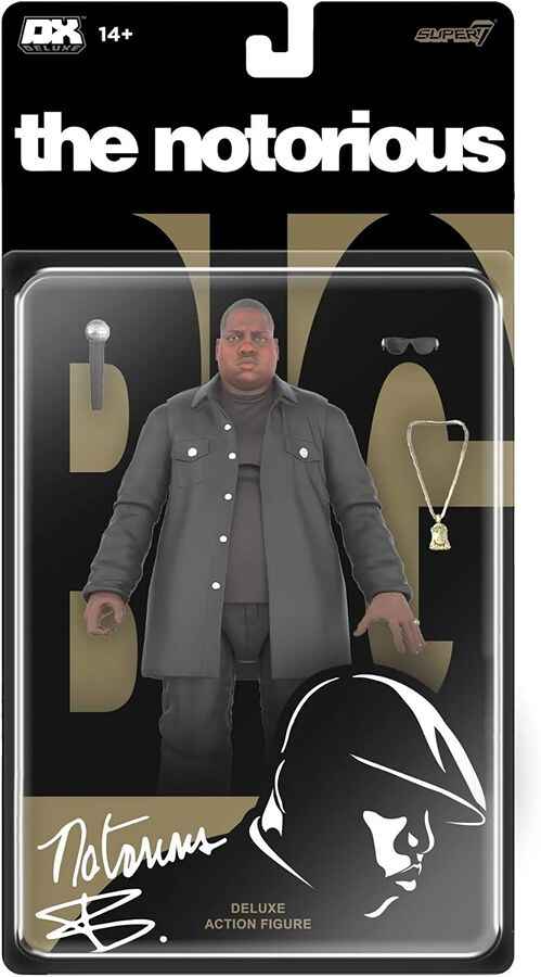 Music Notorious B.I.G. Biggie Deluxe Reaction 6 Inch Action Figure