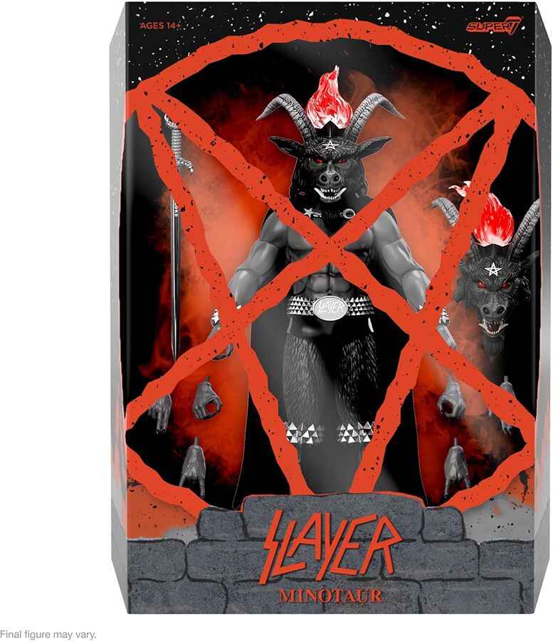 Music Slayer Ultimates Minotaur (Black Magic) 7 Inch Scale Action Figure