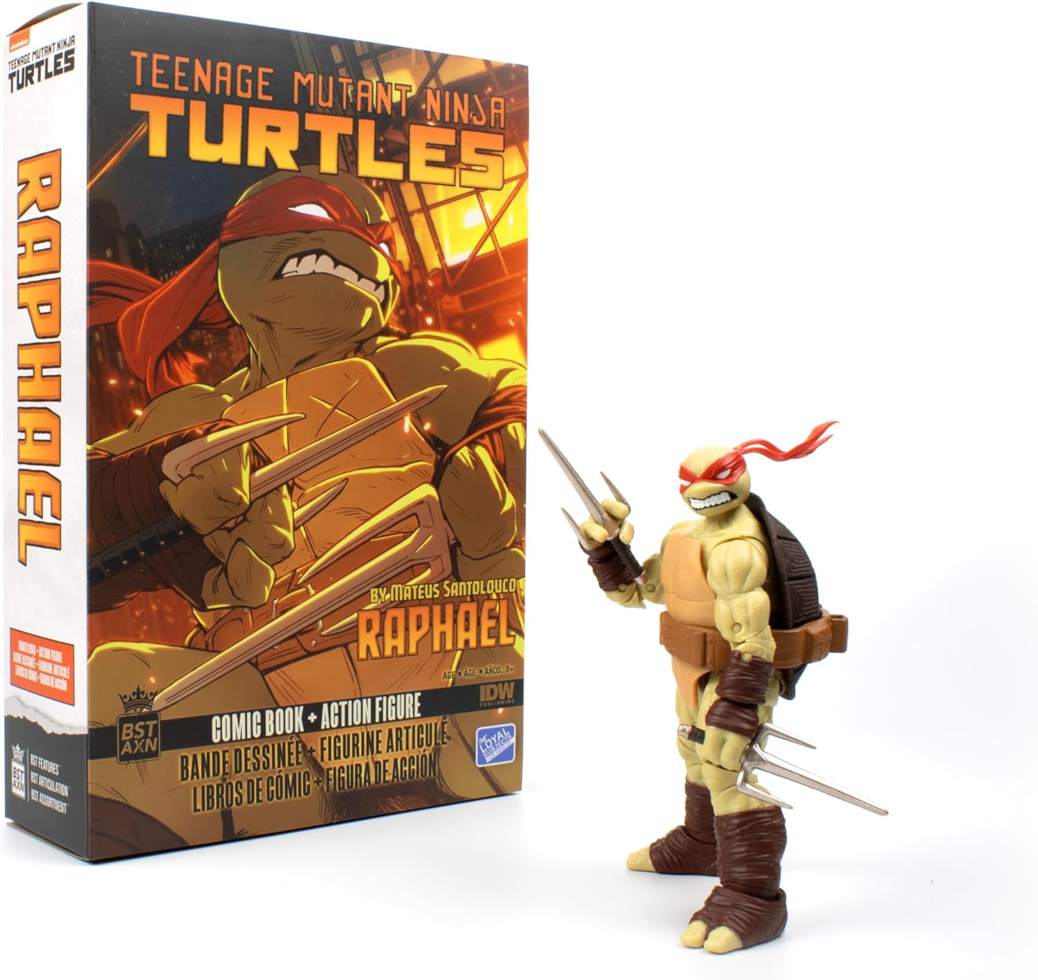 Teenage Mutant Ninja Turtles BST AXN Raphael V2 5 Inch