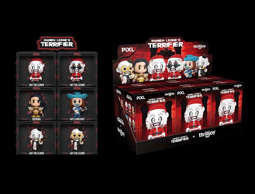 PIXL Damien Leone's Terrifier Art the Clown Vinyl Figure Sealed Box of 6