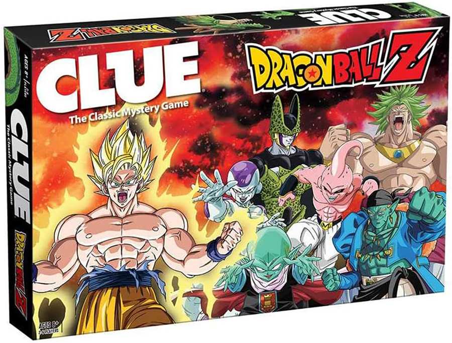 Clue Dragon Ball Z Mystery Edition Board Game