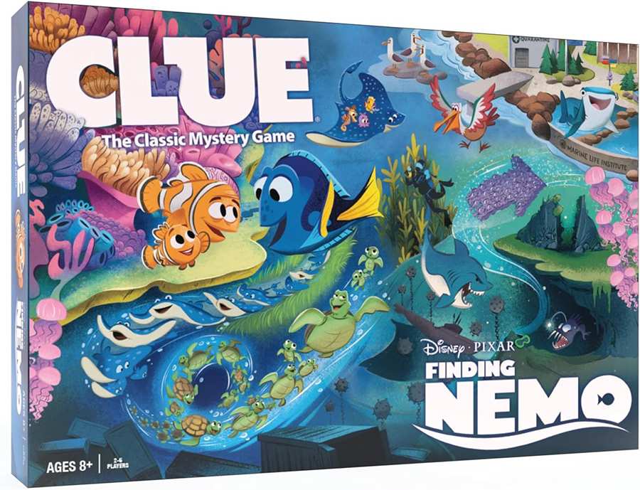 Clue Finding Nemo Mystery Edition Board Game