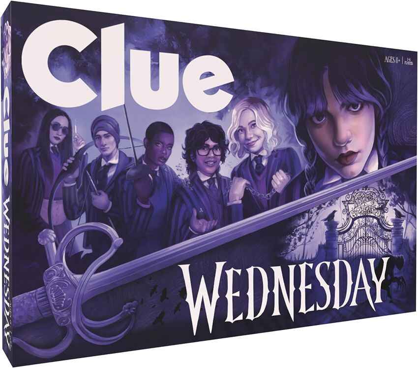 Clue Wednesday Netflix TV Series Mystery Collectors Edition Board Game