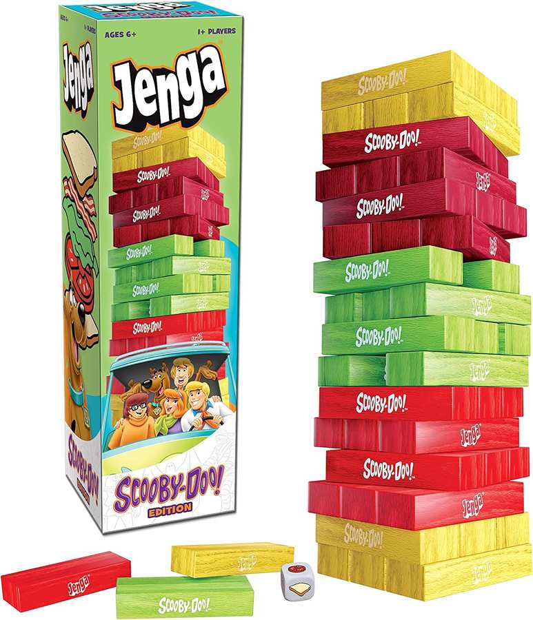 Jenga Scooby-Doo Edition Party Game