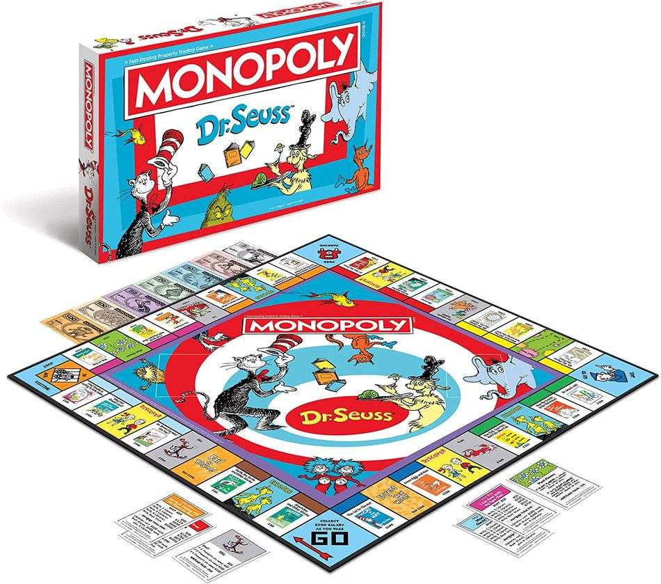 Monopoly Dr. Seuss Edition Board Game - figurineforall.com