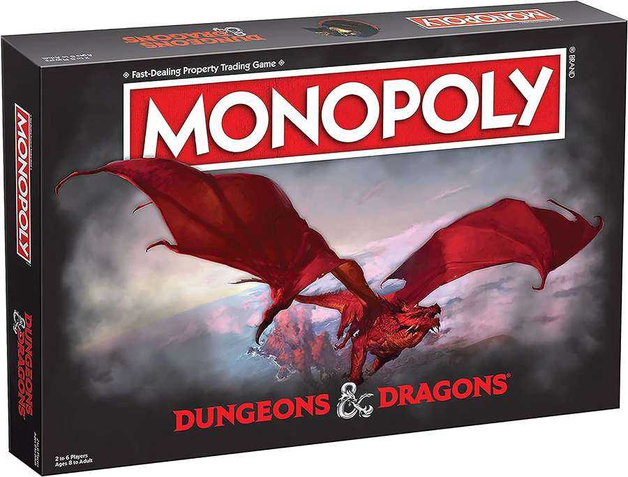 Monopoly Dungeons & Dragons Edition Board Game