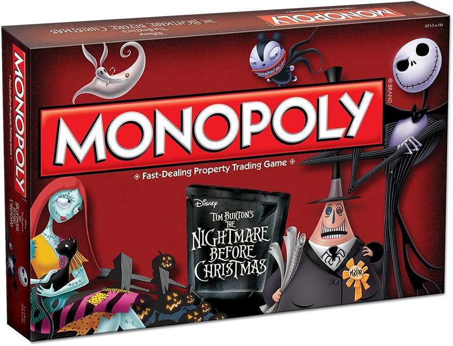 Monopoly Disney Nightmare Before Christmas Edition Board Game