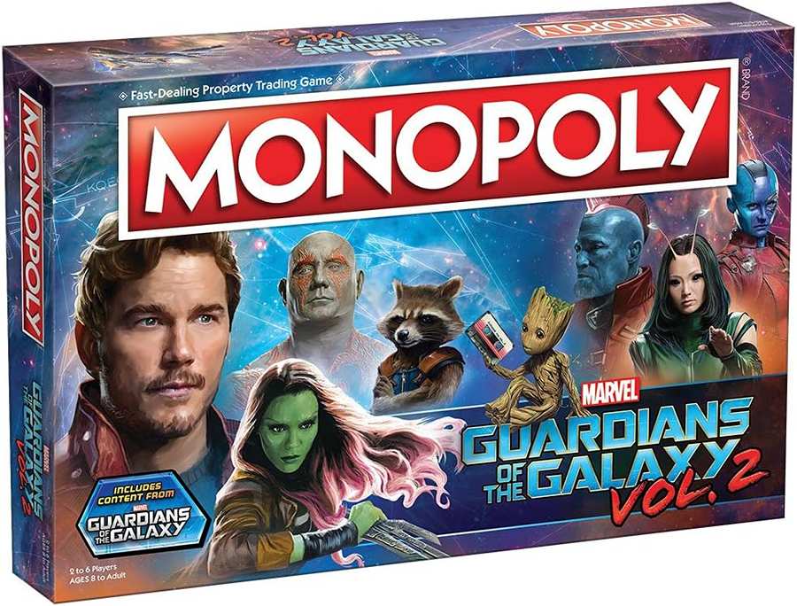 Monopoly The Guardians of the Galaxy Vol. 2 Edition Board Game