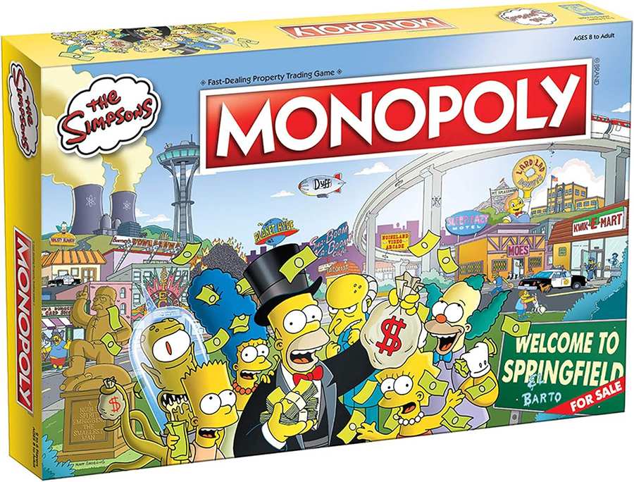 Monopoly The Simpsons (Cartoon TV Show) Edition Board Game