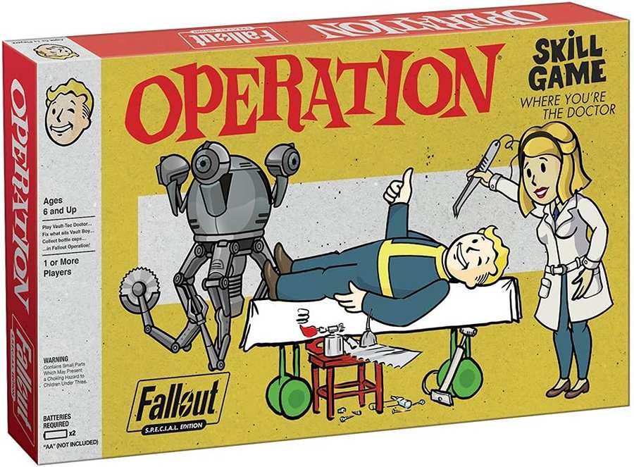 Operation Fallout Special Edition Silly Skill Board Game