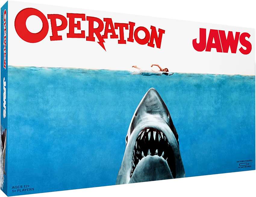 Operation Jaws 50th Anniversary Edition Silly Skill Board Game