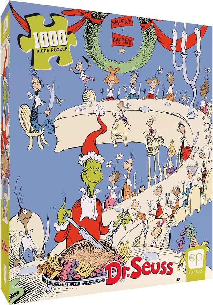 Puzzle 1000 Pieces - Dr. Seuss The Grinch Feast Jigsaw Puzzle