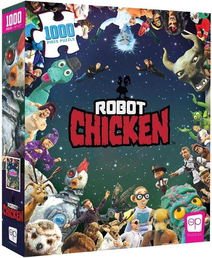 Puzzle 1000 Pieces - Robot Chicken (It Was only a Dream) Jigsaw Puzzle