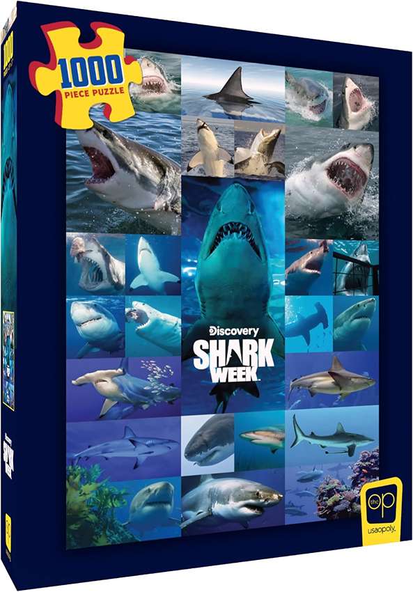 Puzzle 1000 Pieces - Shark Weeks (Shiver of Sharks) Jigsaw Puzzle