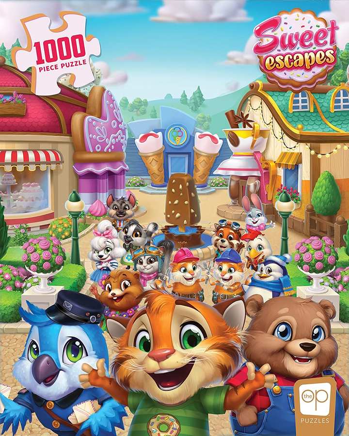 Puzzle 1000 Pieces - Sweet Escapes (Welcome To Sweet Escapes) Jigsaw Puzzle