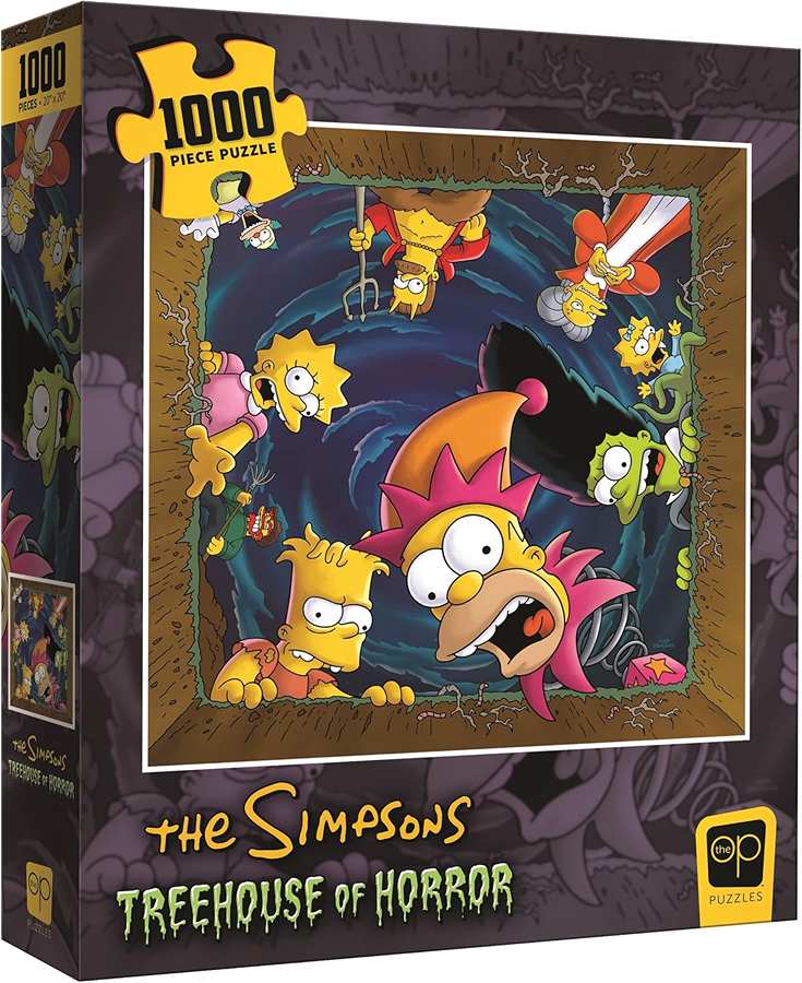 Puzzle 1000 Pieces - The Simpsons Treehouse of Horror (Happy Haunting) Jigsaw Puzzle