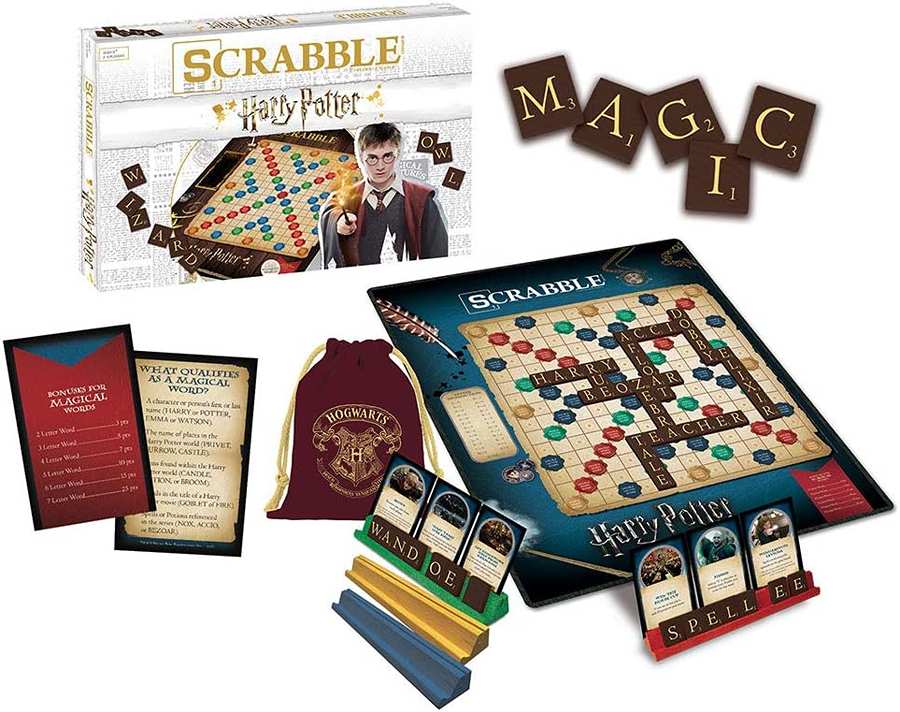 Scrabble World of Harry Potter Word Board Game