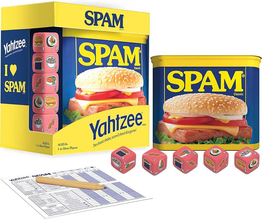 Yahtzee Spam Brand Dice Game
