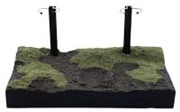 Mud/Grass Base 1:6 Scale 2-Figure Display - figurineforall.ca