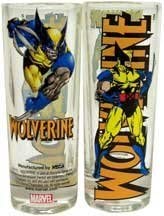 Marvel Wolverine Glassware Set of 2 Shooters (Shot Glasses) - figurineforall.com