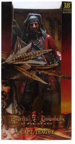 Pirates of the Caribbean At Worlds End Captian Teague 18 Inch Action figure with Sound - figurineforall.ca