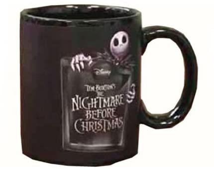 NECA Nightmare Before Christmas "Jack Pattern" Thermal Mug 1 - figurineforall.ca