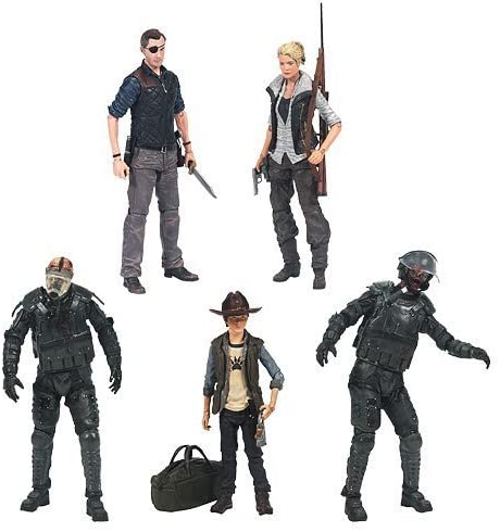 Walking Dead TV Series 4 Set of 5 Action Figures [Holiday Gifts]