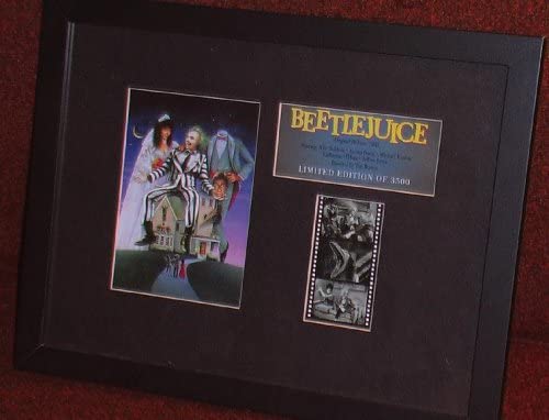 Beetlejuice Limited Edition Framed Movie Art Ltd Edition 3500 Units Worldwide - figurineforall.com