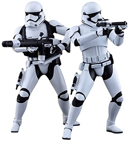Hot Toys 1:6 Scale Star Wars The Force Awakens First Order Stormtrooper Figure (Pack of 2) - figurineforall.ca