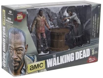 McFarlane Toys The Walking Dead TV Morgan Jones with Impaled Walker and Spike Trap Deluxe Box Action Figure - figurineforall.ca