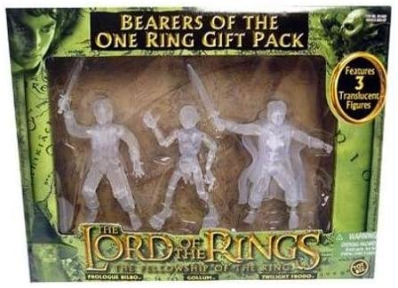 Lord of the Rings Twilight Frodo, Prologue Bilbo, Twilight Gollum One Ring 3-Pack - figurineforall.ca