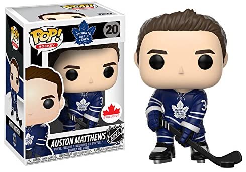 Pop NHL 3.75 Inch Action Figure Toronto Maple Leafs - Auston Matthews #20 - figurineforall.ca