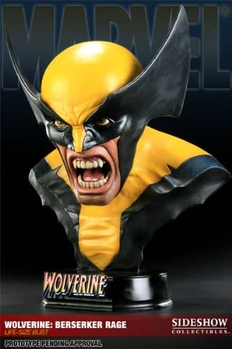 Sideshow Collectibles - Marvel Life Size buste 1/1 Wolverine Berserker Rage 400034 - figurineforall.com