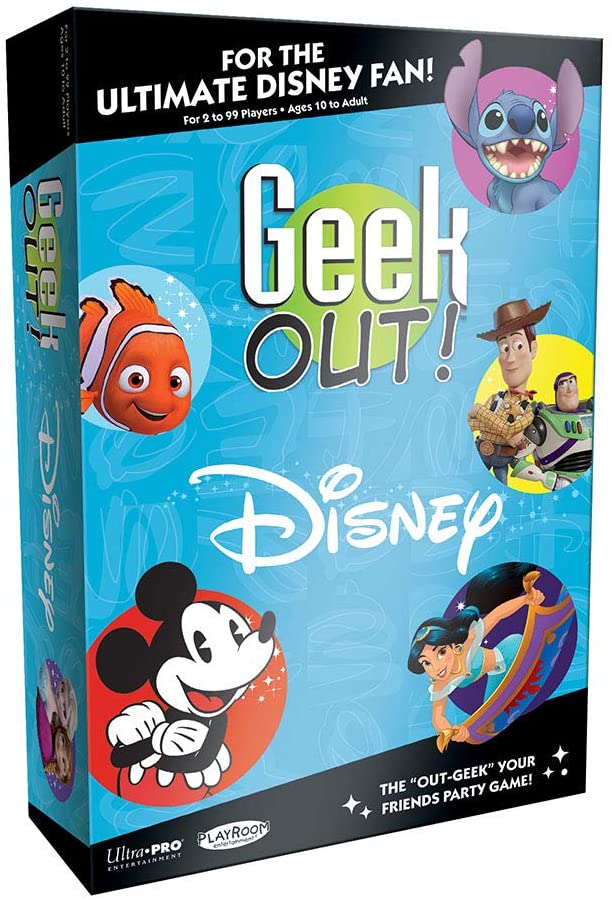 Geek Out! Disney Party Game | Enchanting Version of Popular Geek Out Board Game | A Trivia Bluffing Game Featuring Favorite Disney Characters - figurineforall.ca