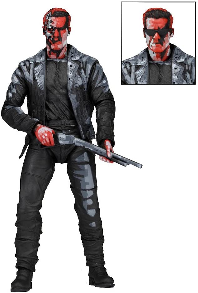 NECA Terminator 2: T-800 (Video Game Appearance) Action Figure - figurineforall.ca