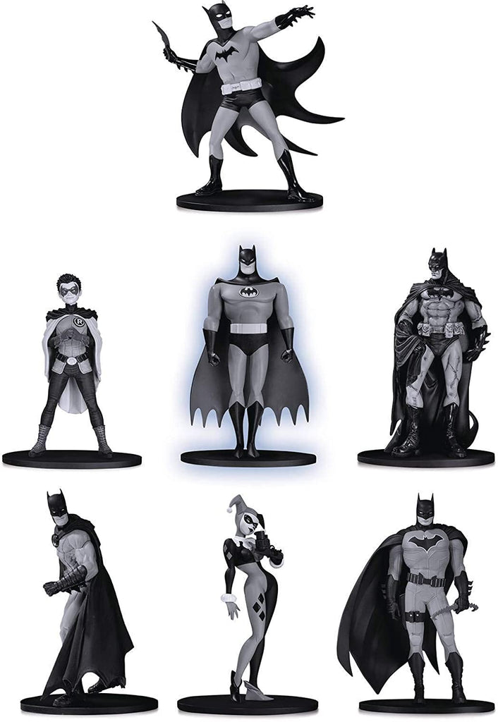 DC Collectibles Batman Black & White Mini Figure 7-Pack Box Set # 2 - figurineforall.ca