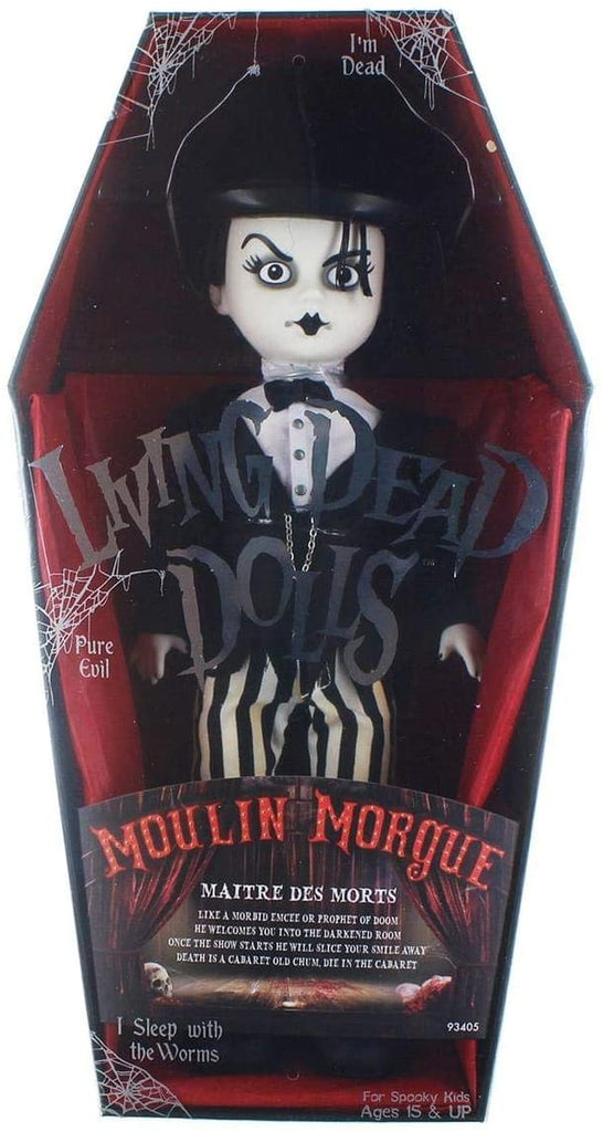 Living Dead Dolls Series 33 Moulin Morgue - Maitre Des Morts 10 Inch Doll - figurineforall.com