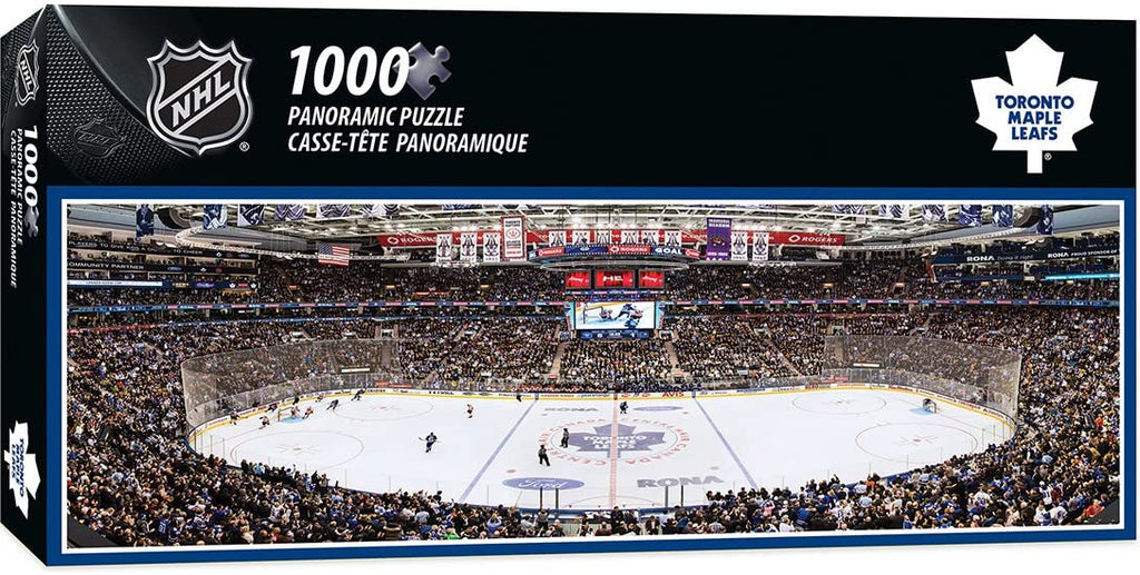 Puzzle 1000 Pieces Panoramic - NHL Hockey Toronto Maple Leafs Stadium Panoramic Jigsaw Puzzle - figurineforall.ca