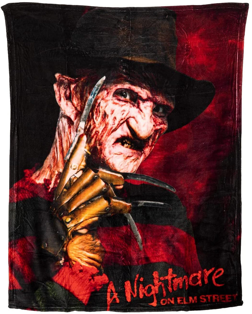 Northwest Horror 46 x60 Nightmare On Elm Street Freddy Krueger Blanket Throw - figurineforall.ca