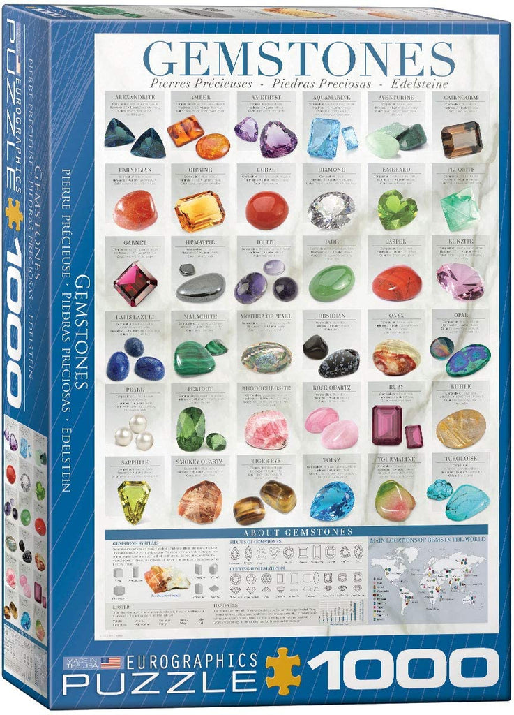 Puzzle 1000 Pieces - Gemstones Jigsaw Puzzle 6000-0582 - figurineforall.ca